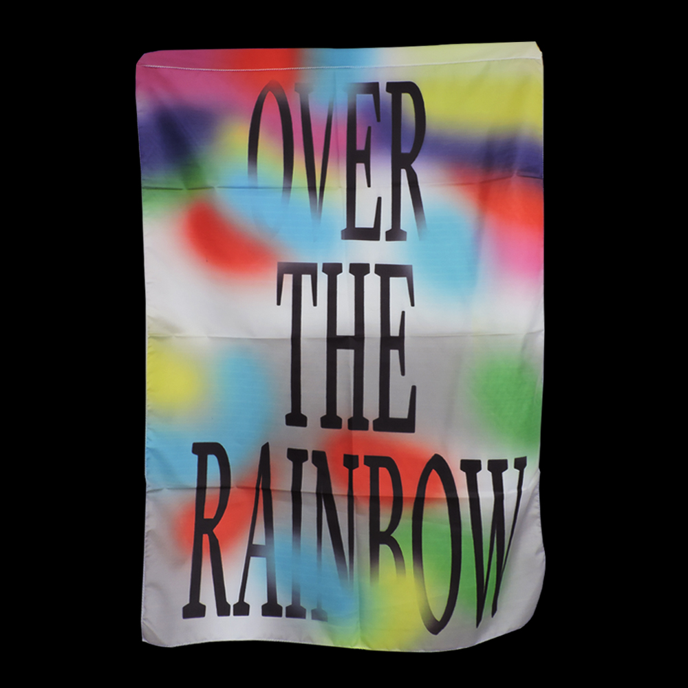 Chellophane rainbow flag