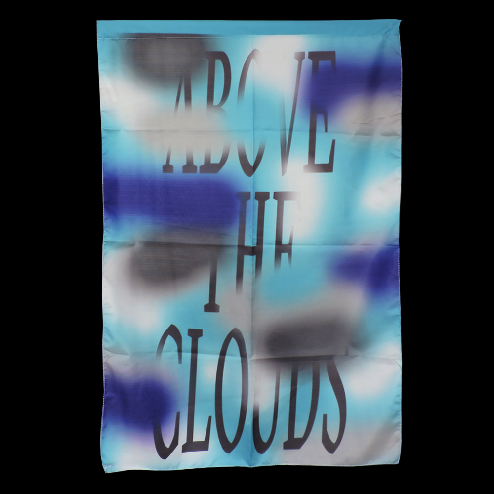 Chellophane clouds flag