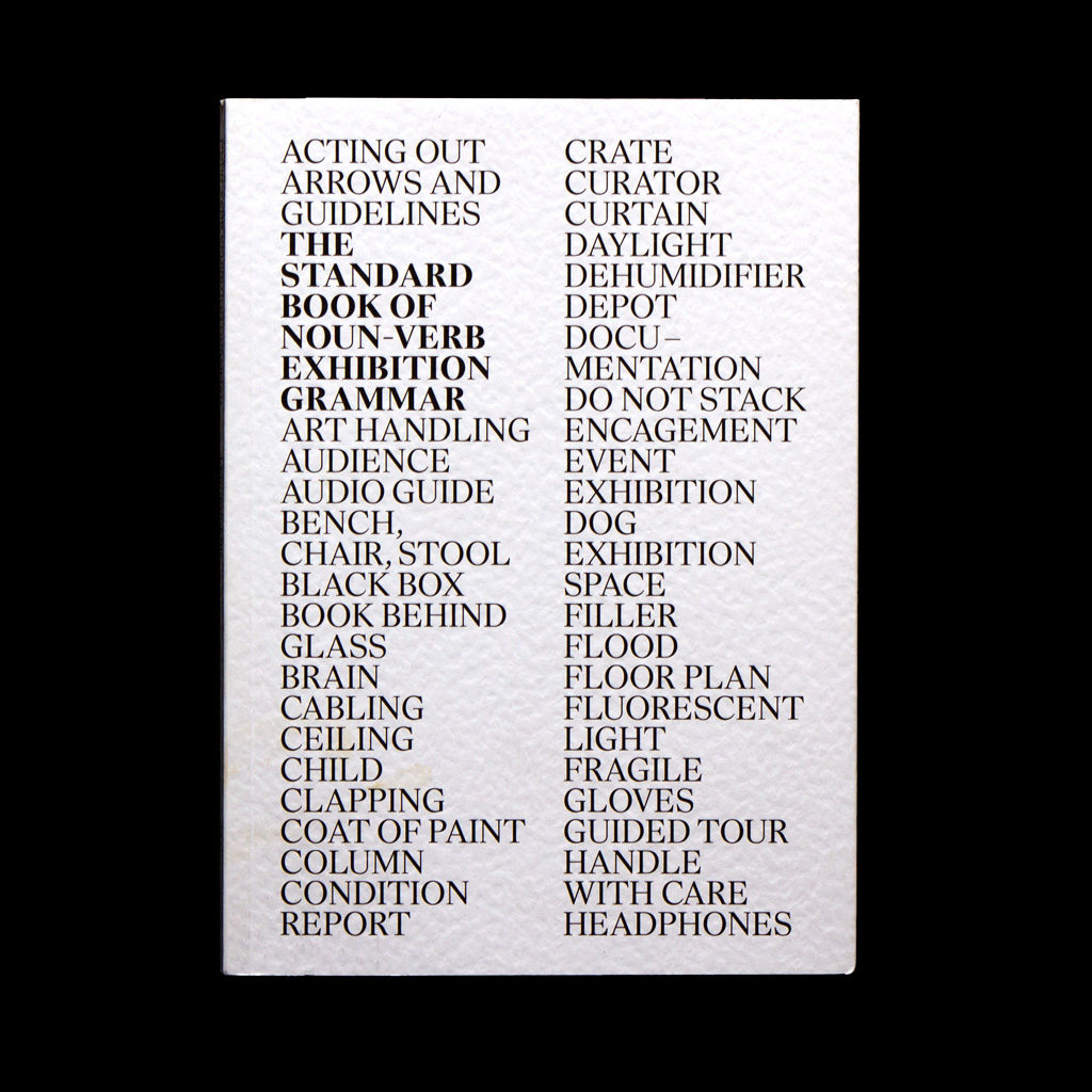 The Standard Book of Noun-Verb Exhibition Grammar