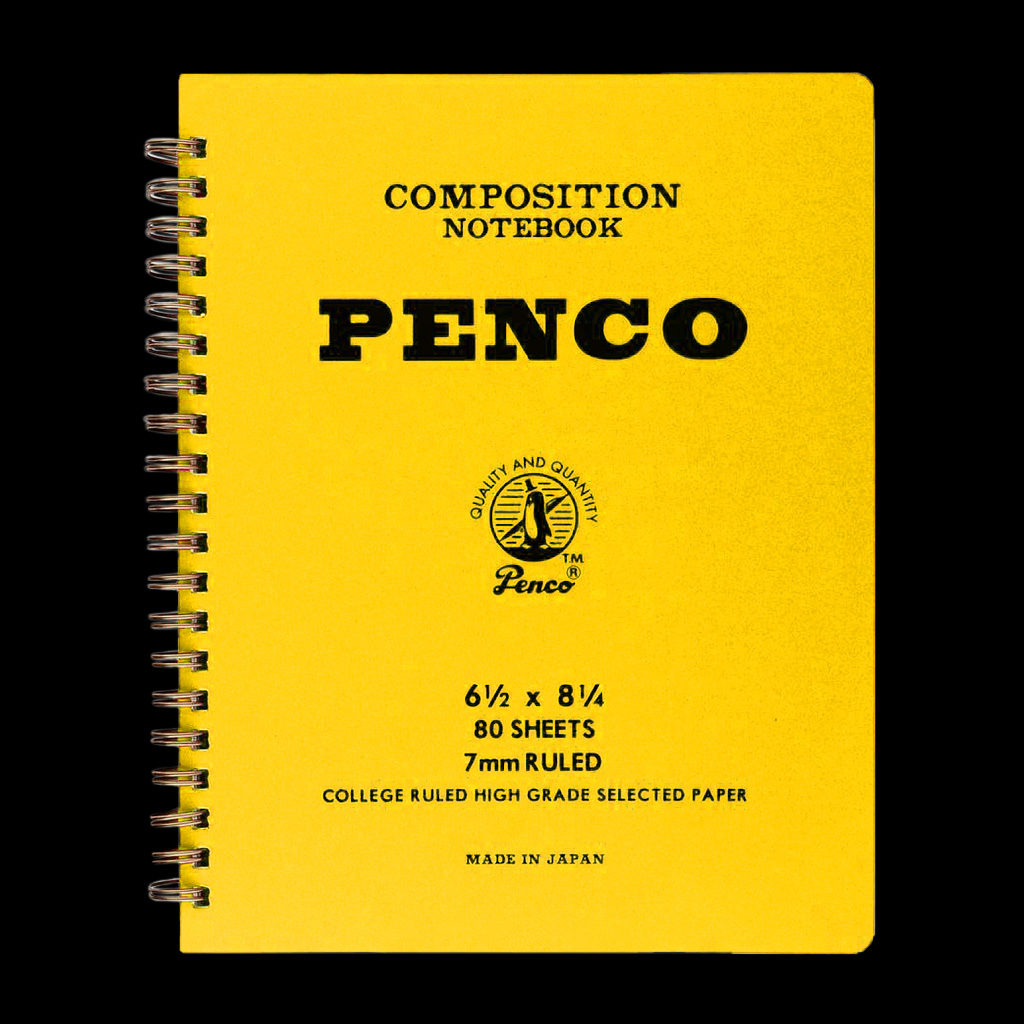 Penco Coil Composition Notebook L - Yellow