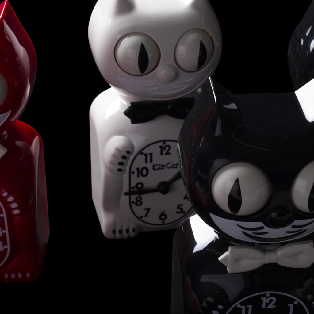 Kit-Cat Klock Gentlemen The Original - White