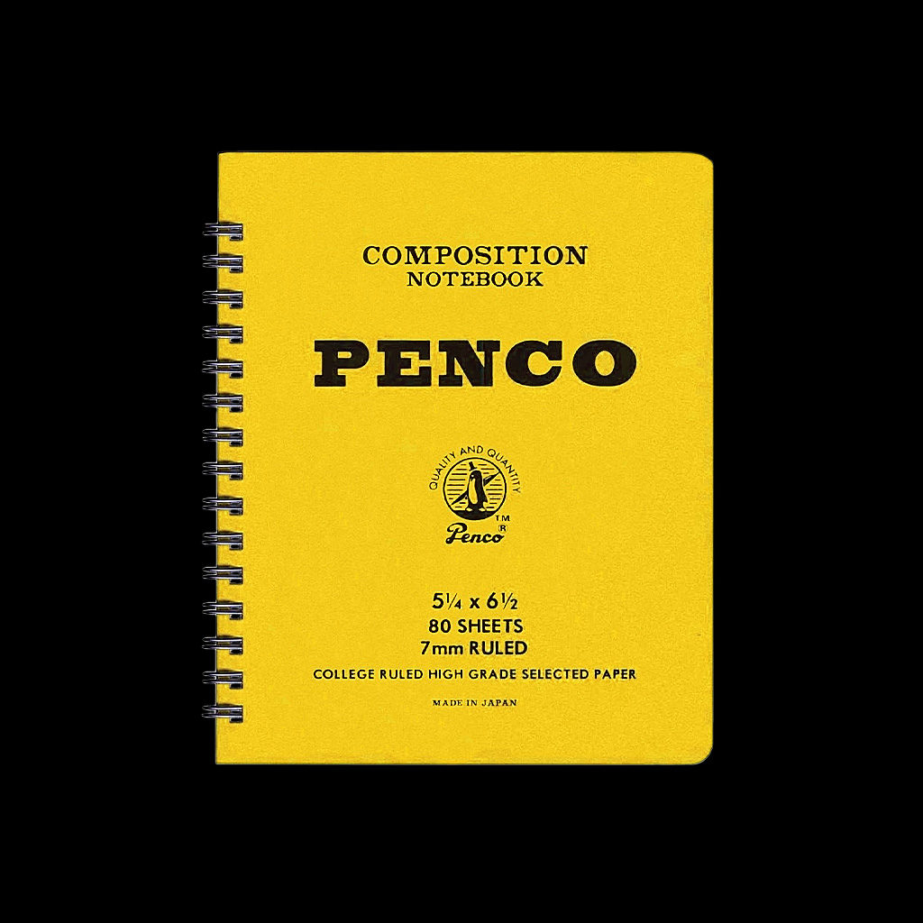 Penco Coil Composition Notebook M - Yellow