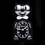 Classic Black Kitty-Cat Klock