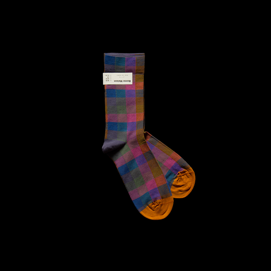 Socks Multico Checks - Tout l'Or