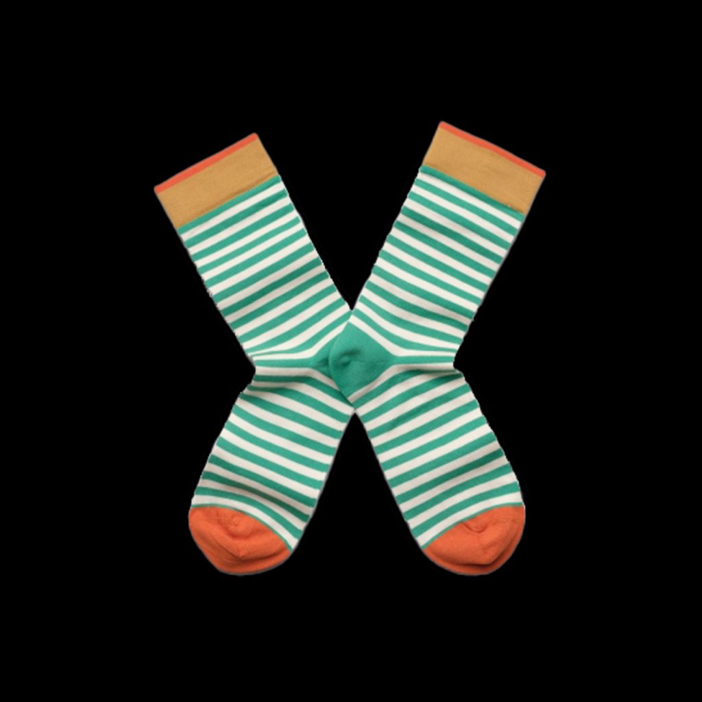 Socks Ming Stripe - Unies Pois Rayées SS2022