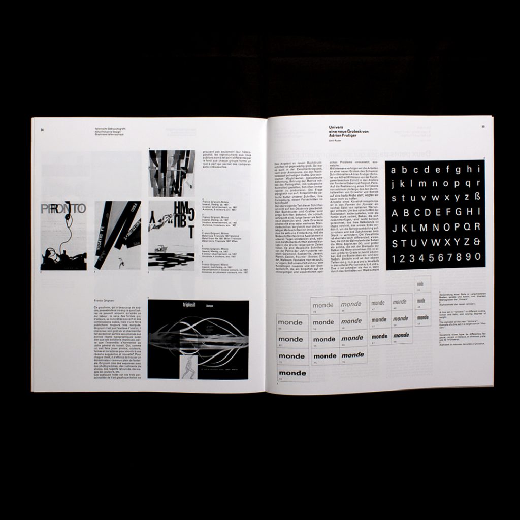 Neue Grafik/New Graphic Design/Graphisme Actuel 1958–1965