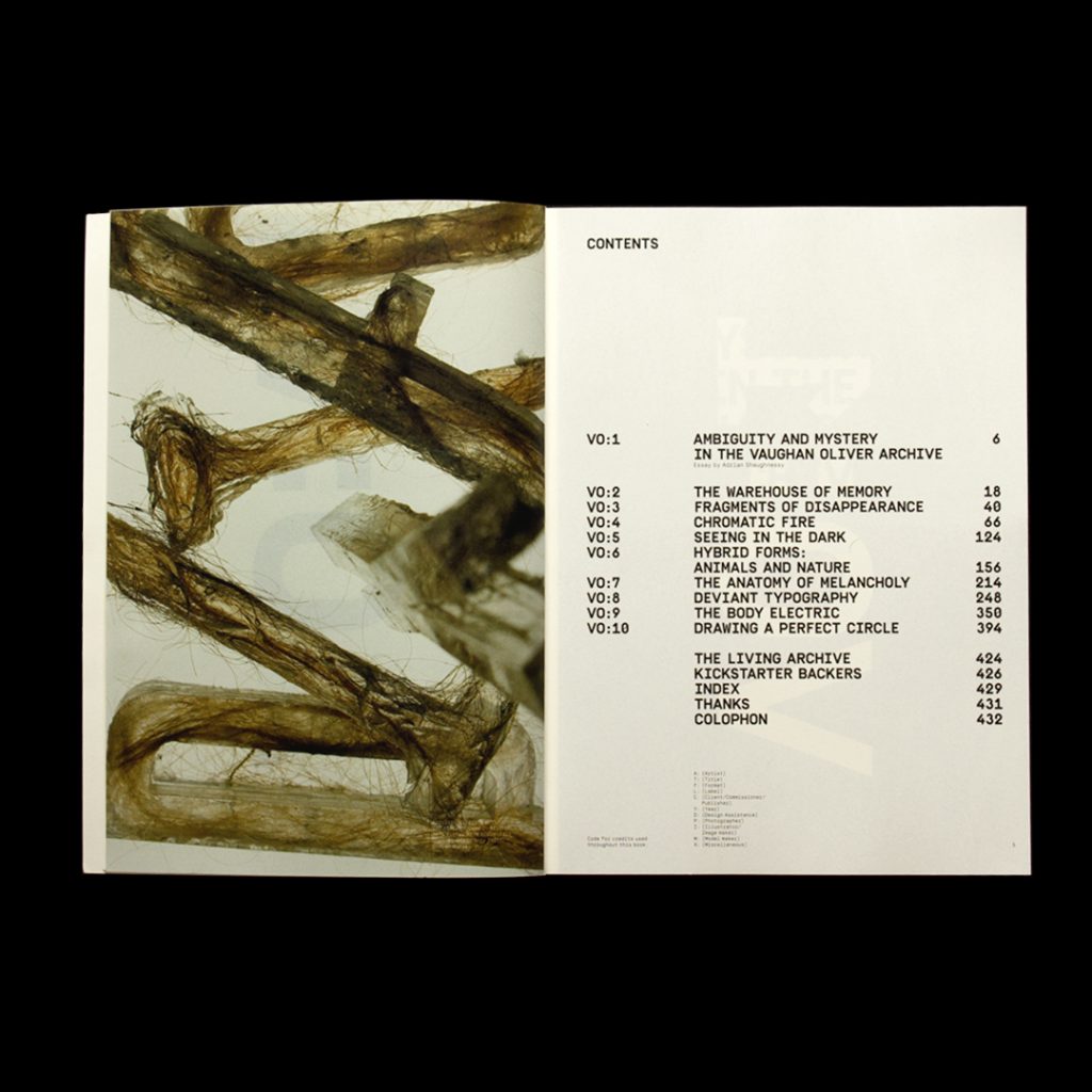 Vaughan Oliver: Archive (‘Materials and fragments’)