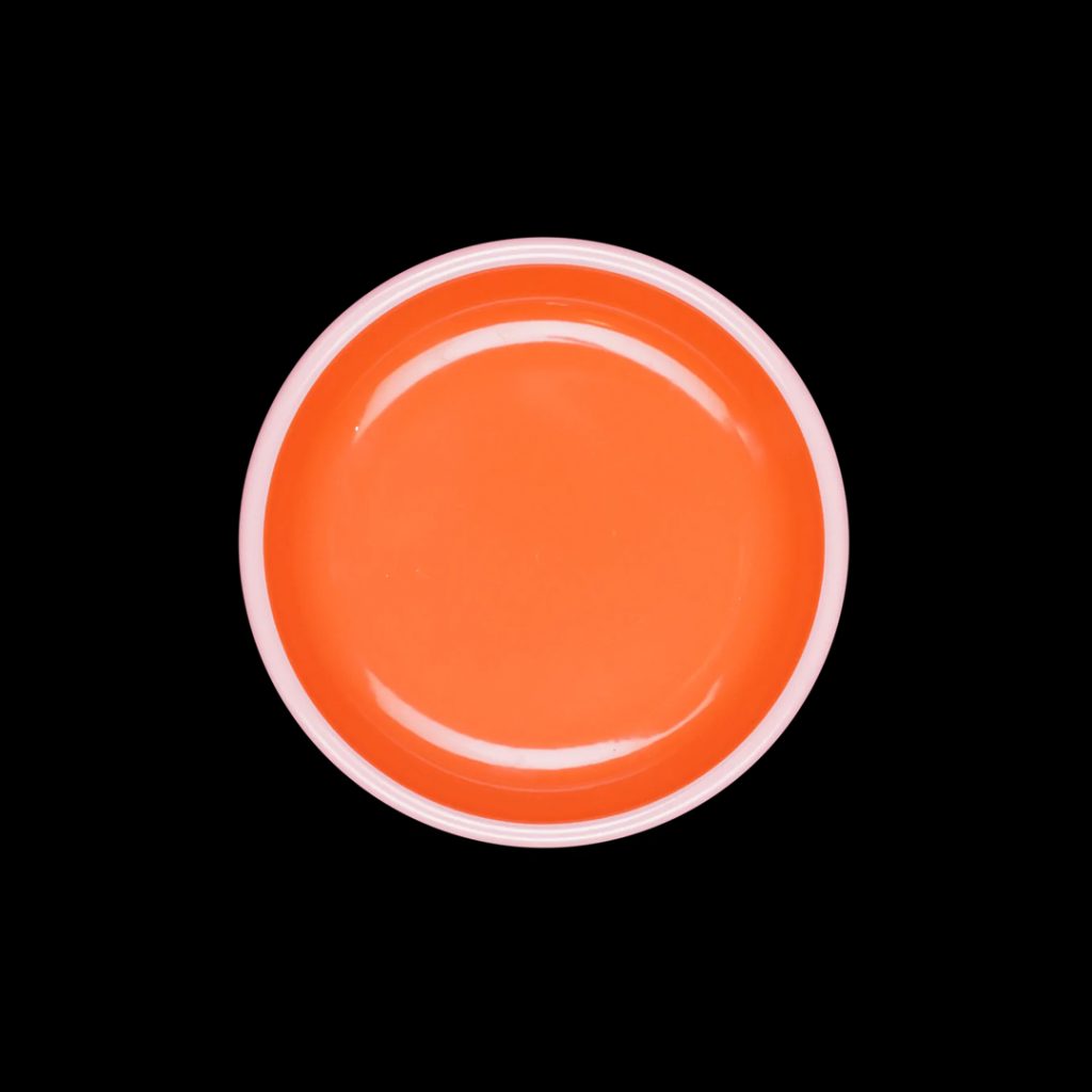 Bornn - Plate - Coral with soft rim pink