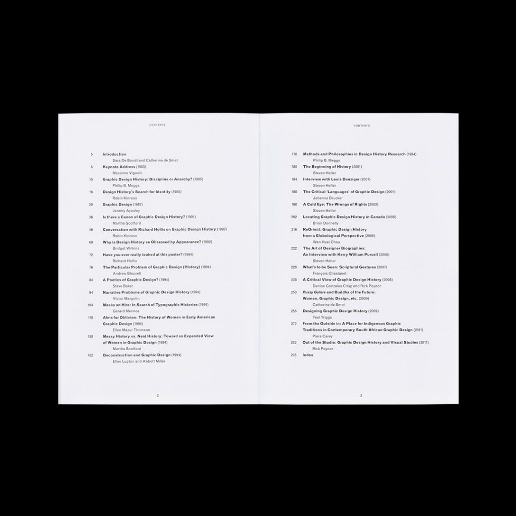 Graphic Design: History in the Writing (1983–2011)