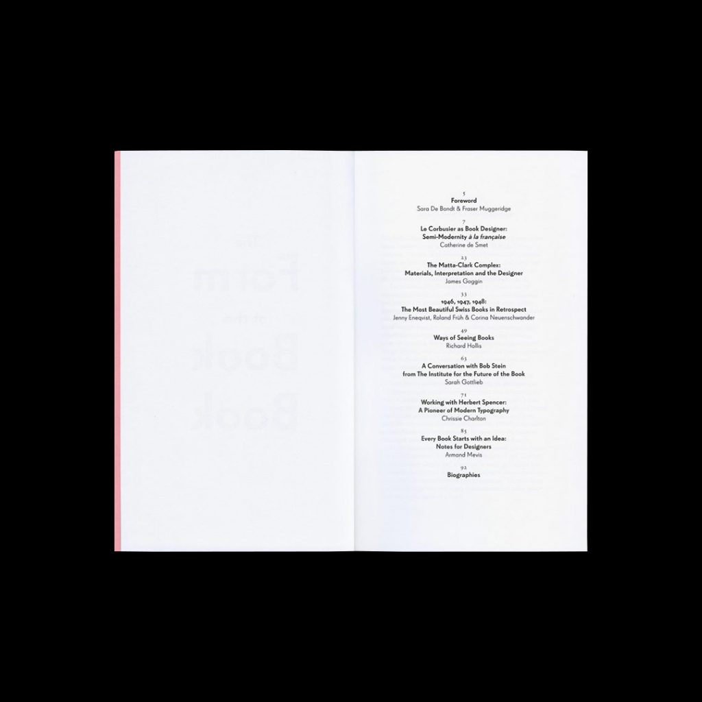 The Form of the Book Book