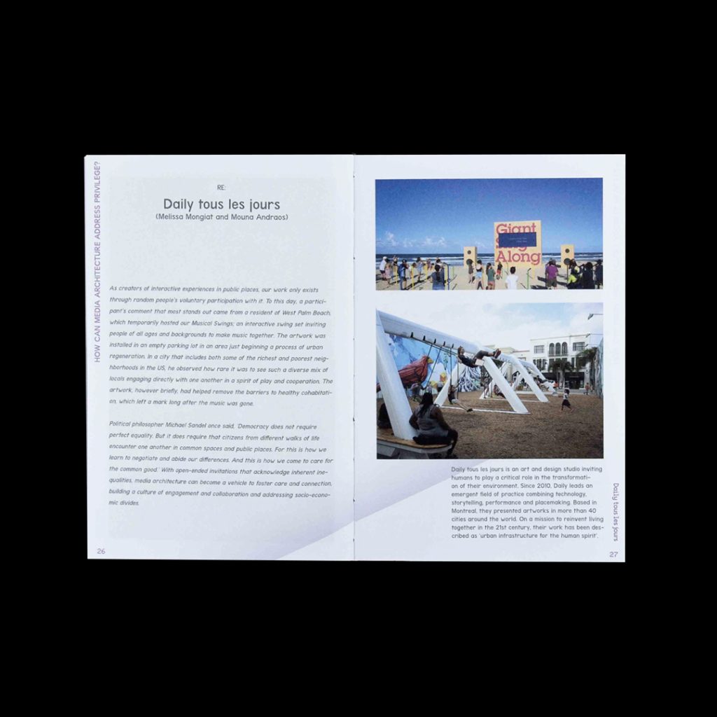 Provocations on Media Architecture