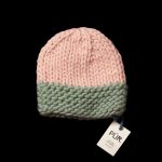 Pür beanie – Rosa e verde salvia