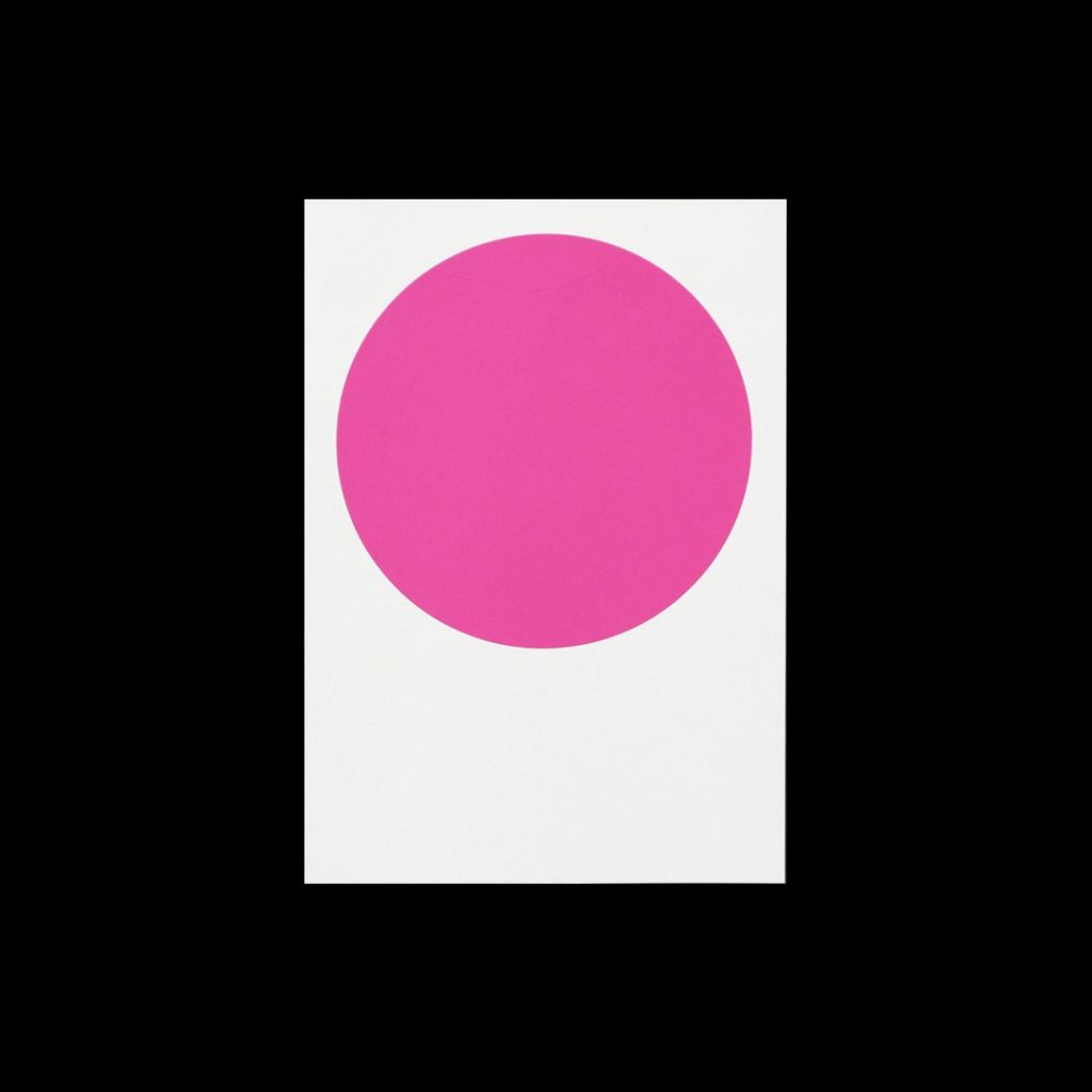 Hanji Book Symbol A5 - Plain Pink Circle