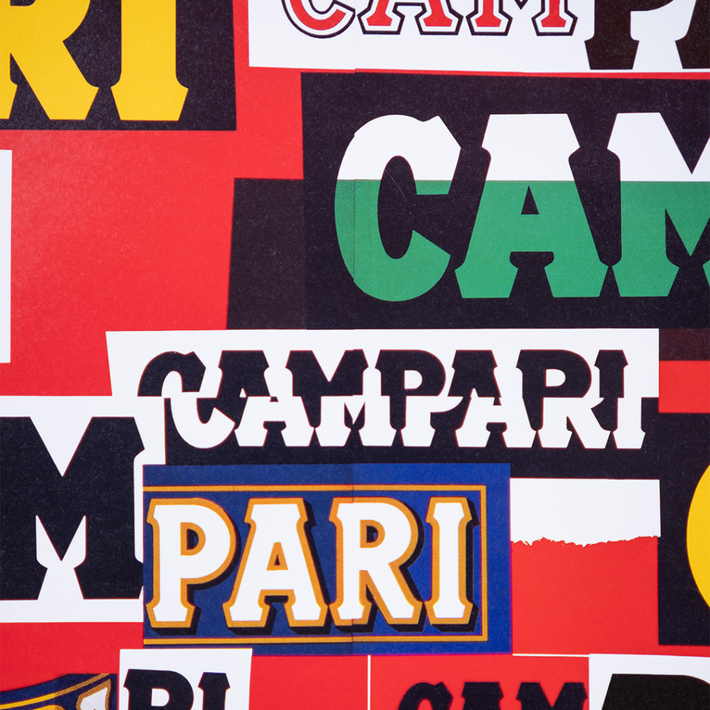 Declinazione grafica del nome Campari