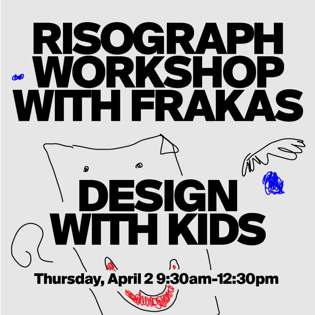 RISO workshop - Design with Kids by Frakas
